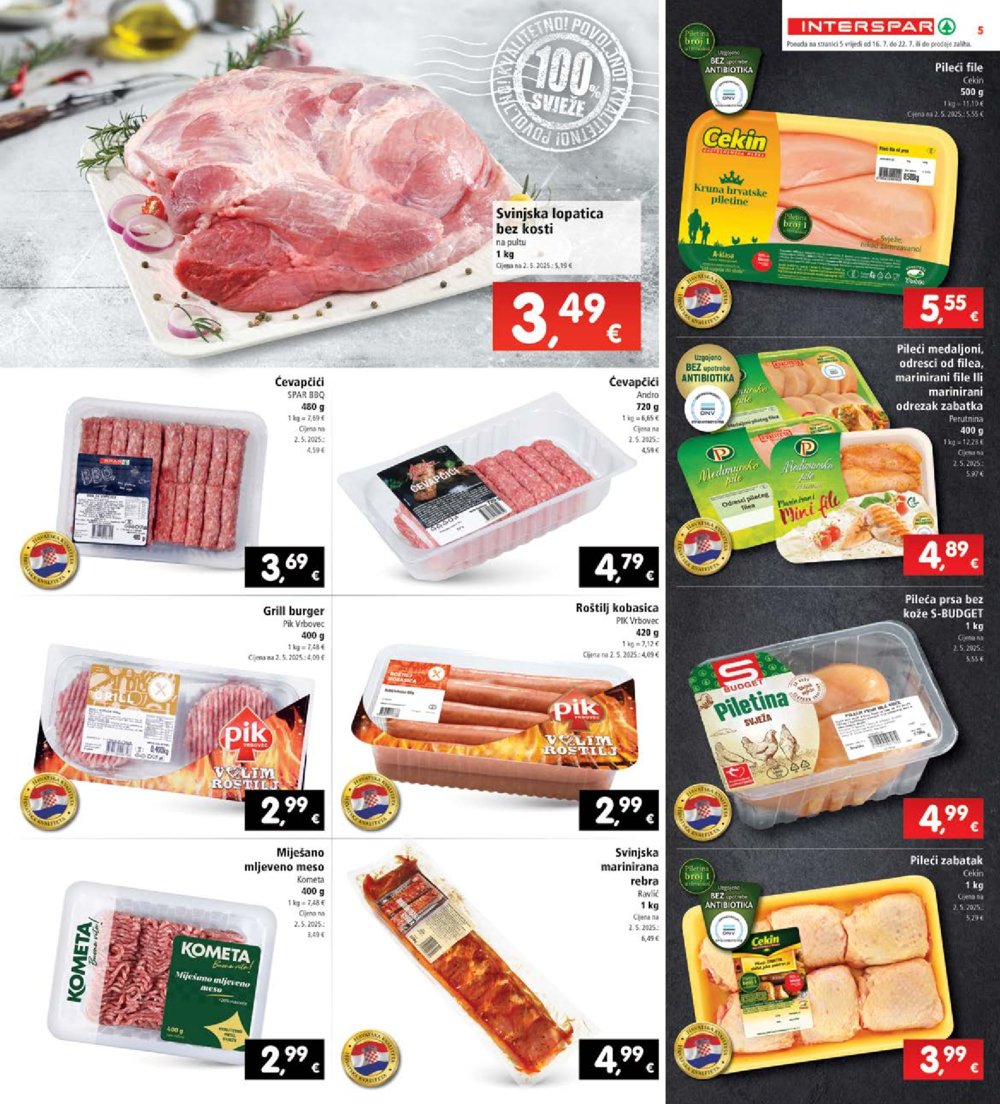 INTERSPAR katalog Akcija 16.07.-22.07.2025.