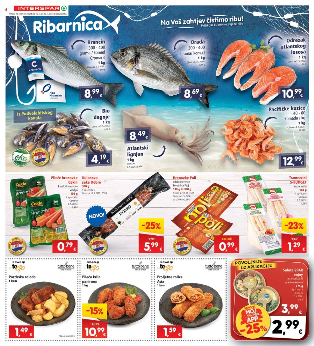 INTERSPAR katalog Akcija 16.07.-22.07.2025.
