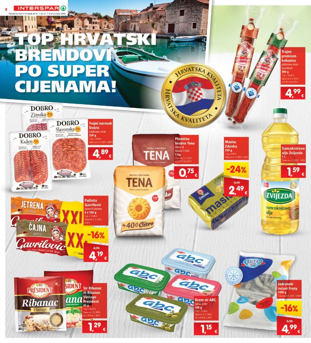 INTERSPAR katalog Akcija 16.07.-22.07.2025.