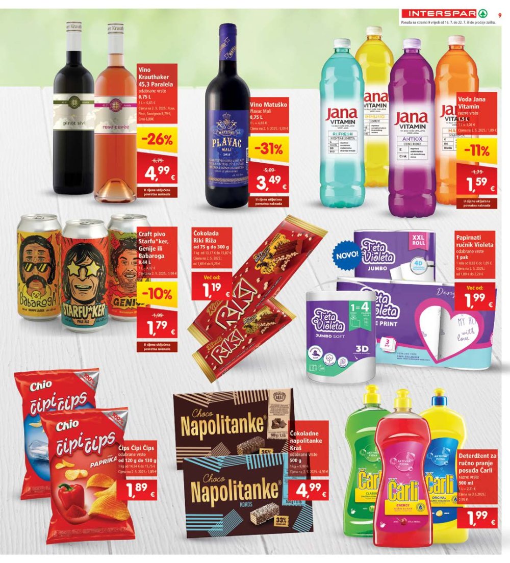 INTERSPAR katalog Akcija 16.07.-22.07.2025.