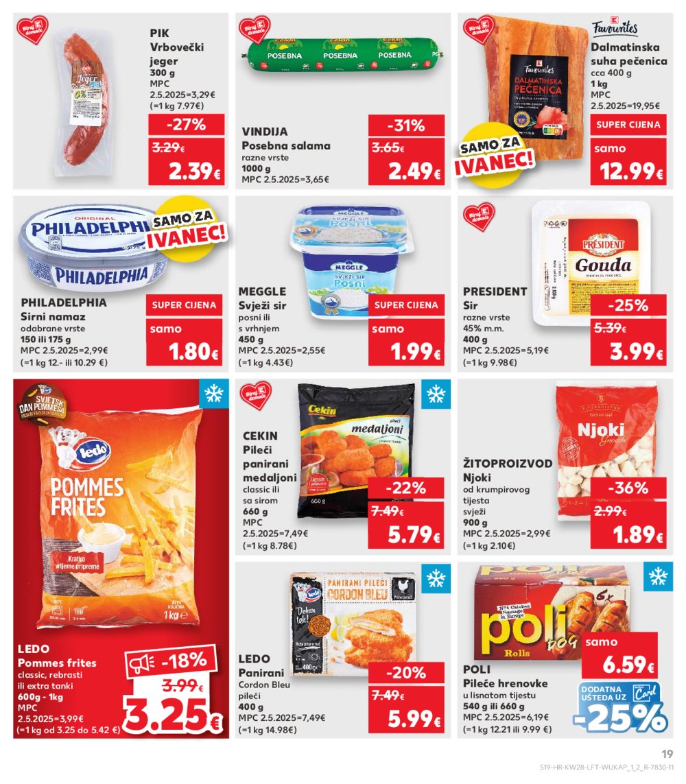 Kaufland katalog Akcija 09.07.-15.07.2025. Ivanec