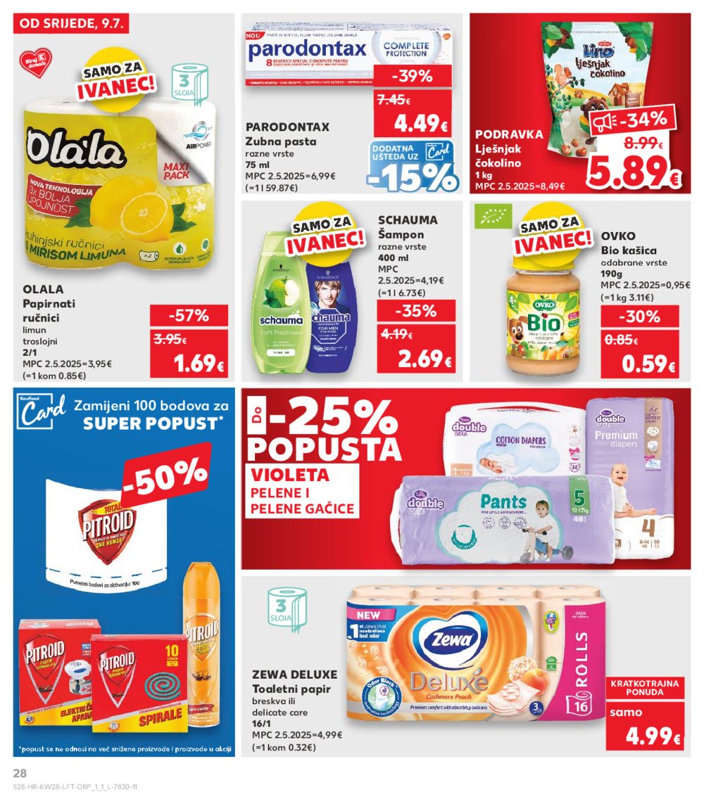 Kaufland katalog Akcija 09.07.-15.07.2025. Ivanec