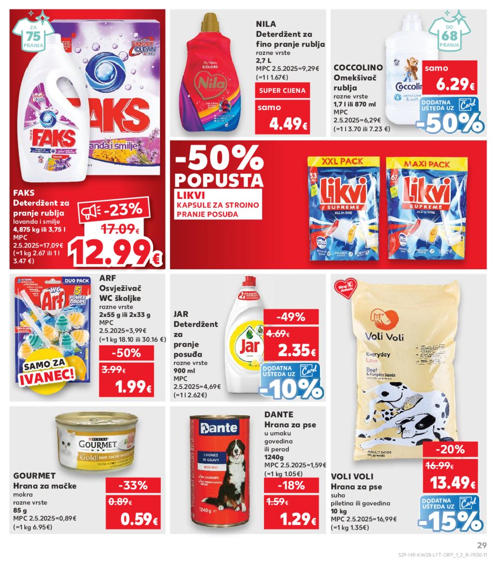 Kaufland katalog Akcija 09.07.-15.07.2025. Ivanec