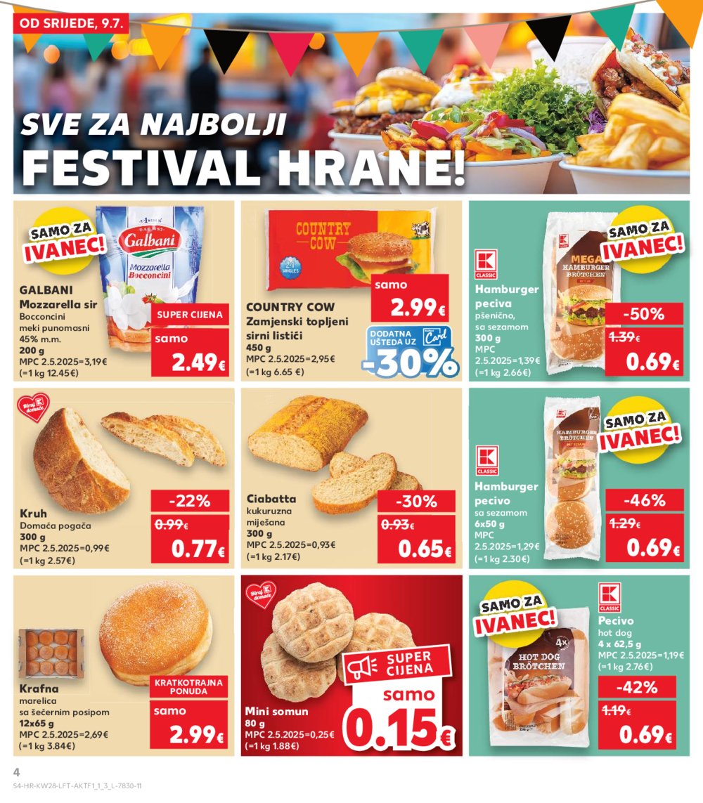 Kaufland katalog Akcija 09.07.-15.07.2025. Ivanec