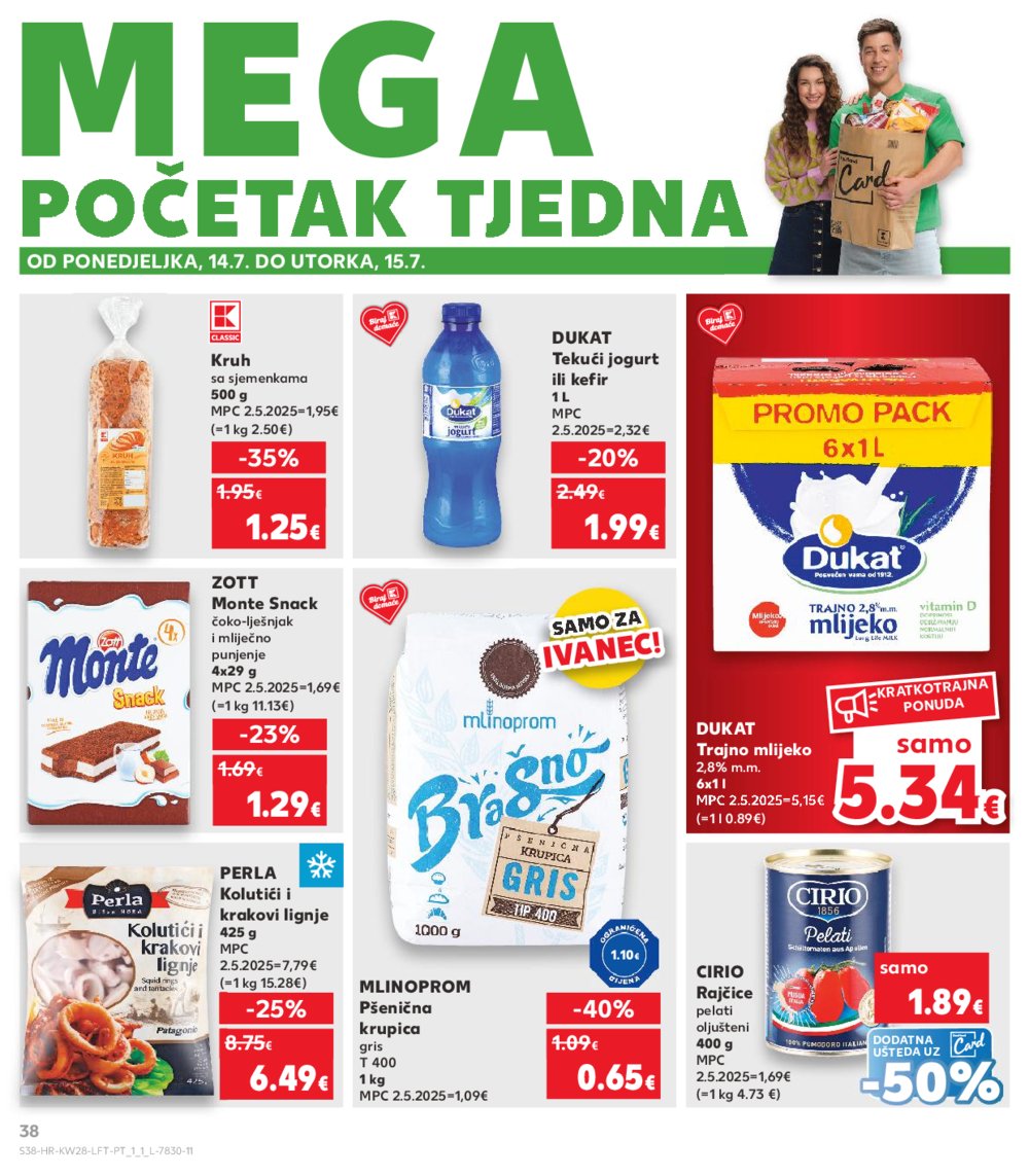 Kaufland katalog Akcija 09.07.-15.07.2025. Ivanec