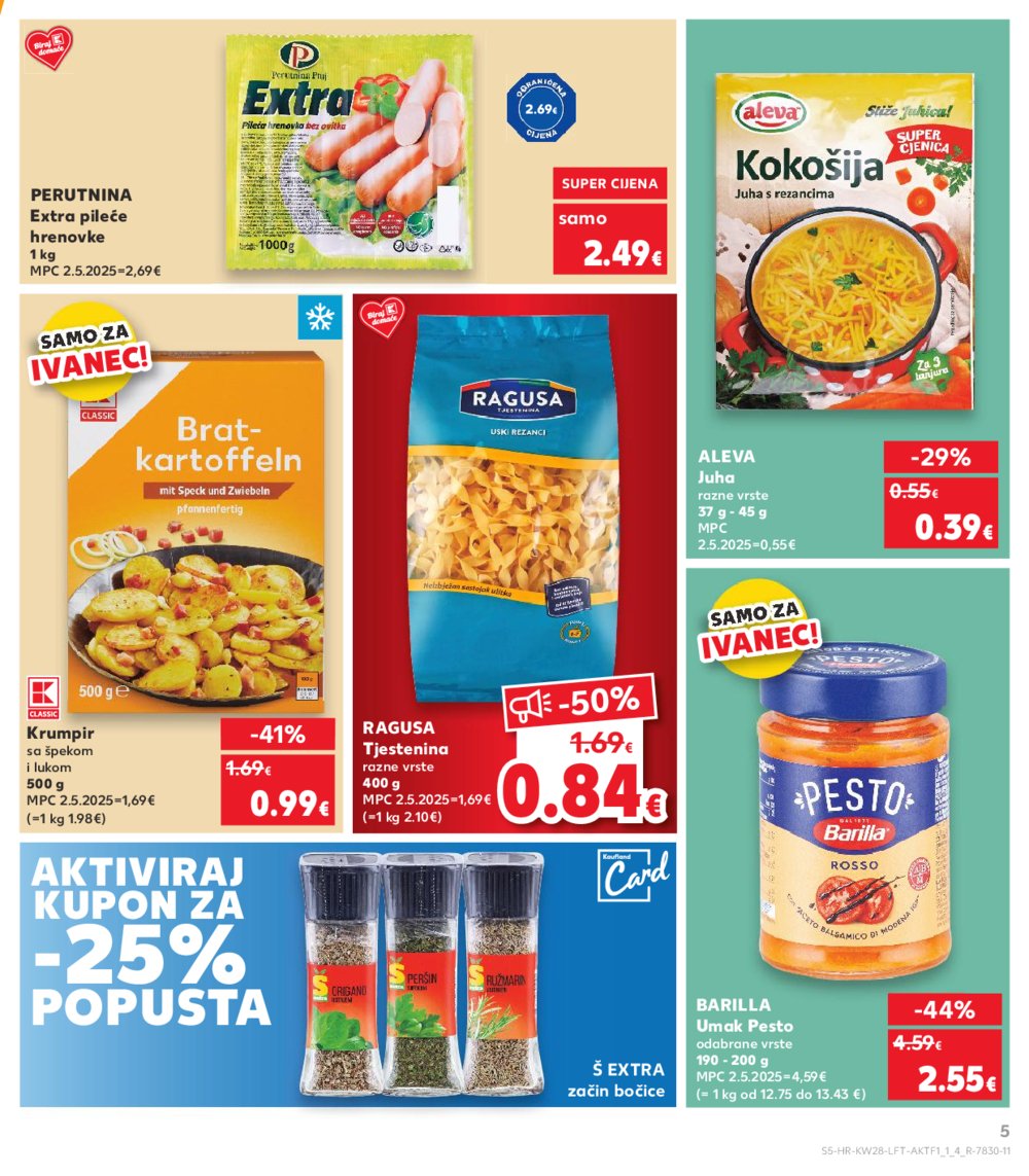 Kaufland katalog Akcija 09.07.-15.07.2025. Ivanec