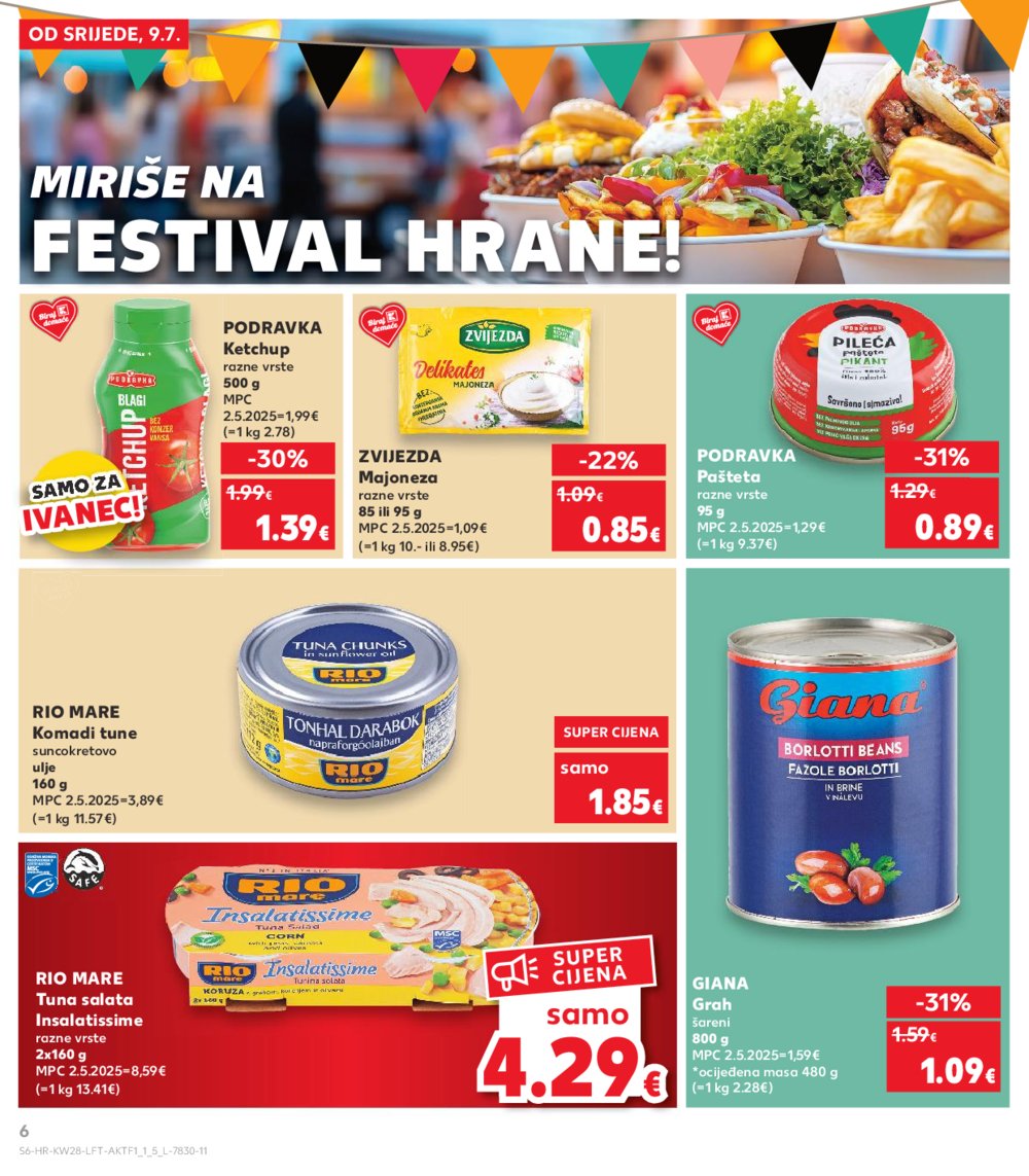 Kaufland katalog Akcija 09.07.-15.07.2025. Ivanec