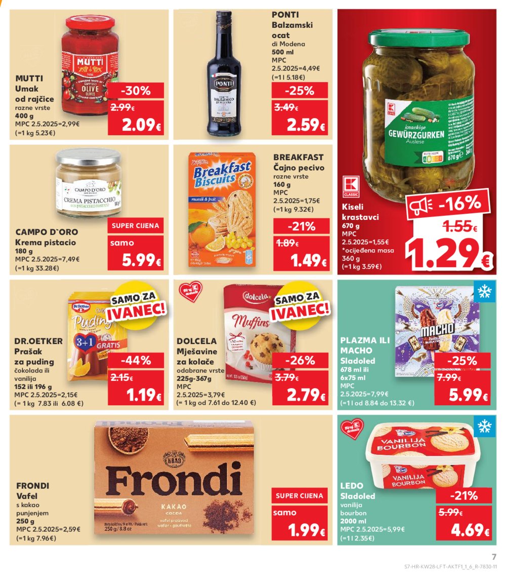 Kaufland katalog Akcija 09.07.-15.07.2025. Ivanec