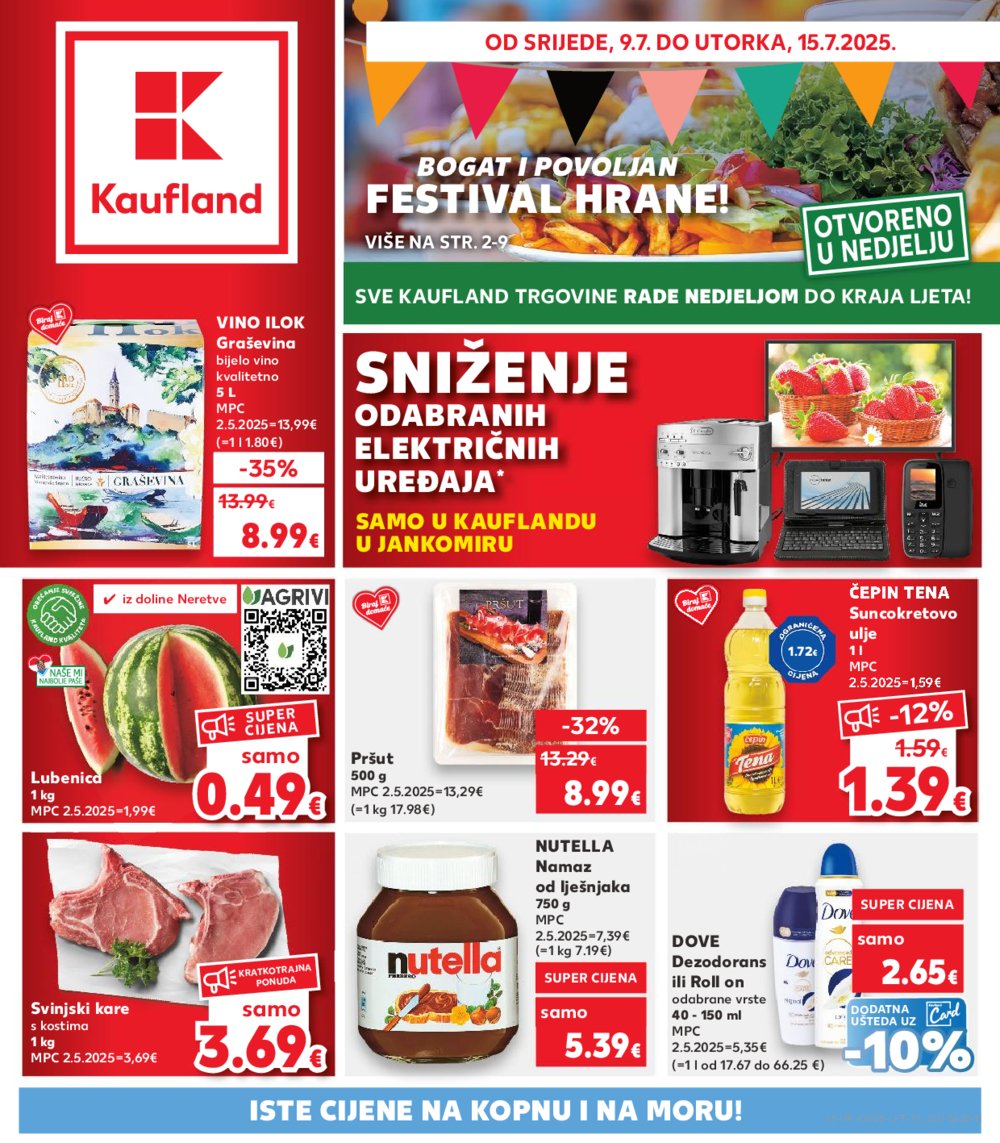 Kaufland katalog Akcija 09.07.-15.07.2025. Jankomir