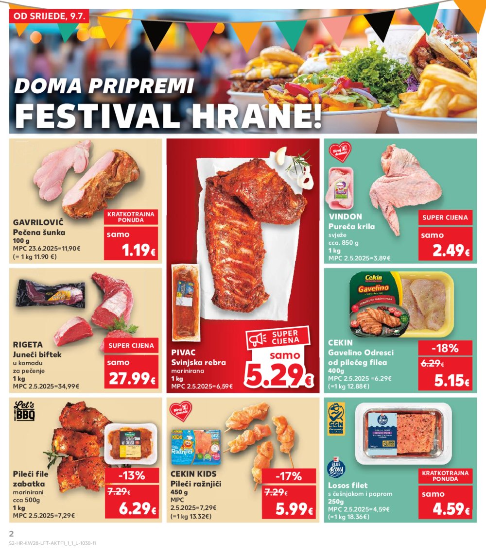 Kaufland katalog Akcija 09.07.-15.07.2025. VG, Po, Ro, Vo, Vu, DS, Ma