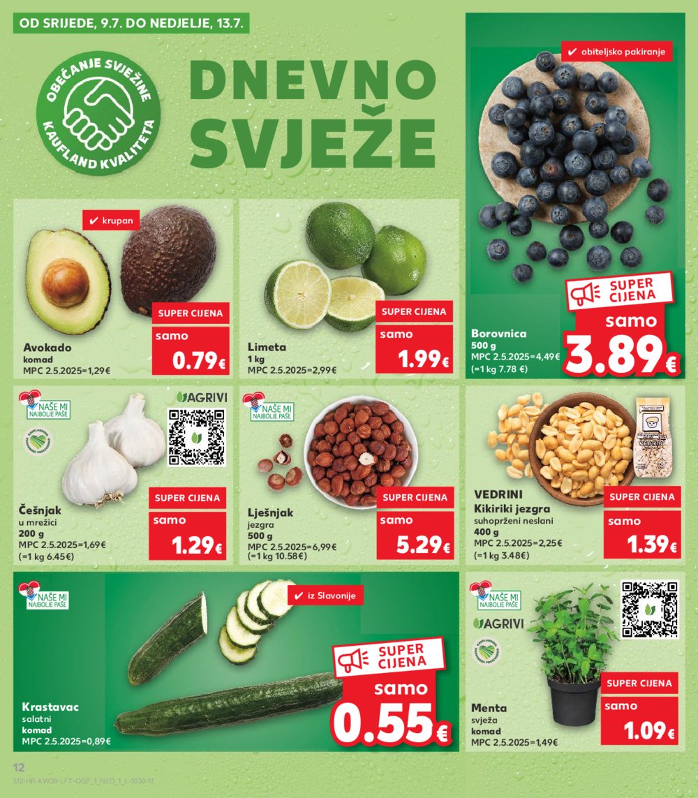 Kaufland katalog Akcija 09.07.-15.07.2025. VG, Po, Ro, Vo, Vu, DS, Ma