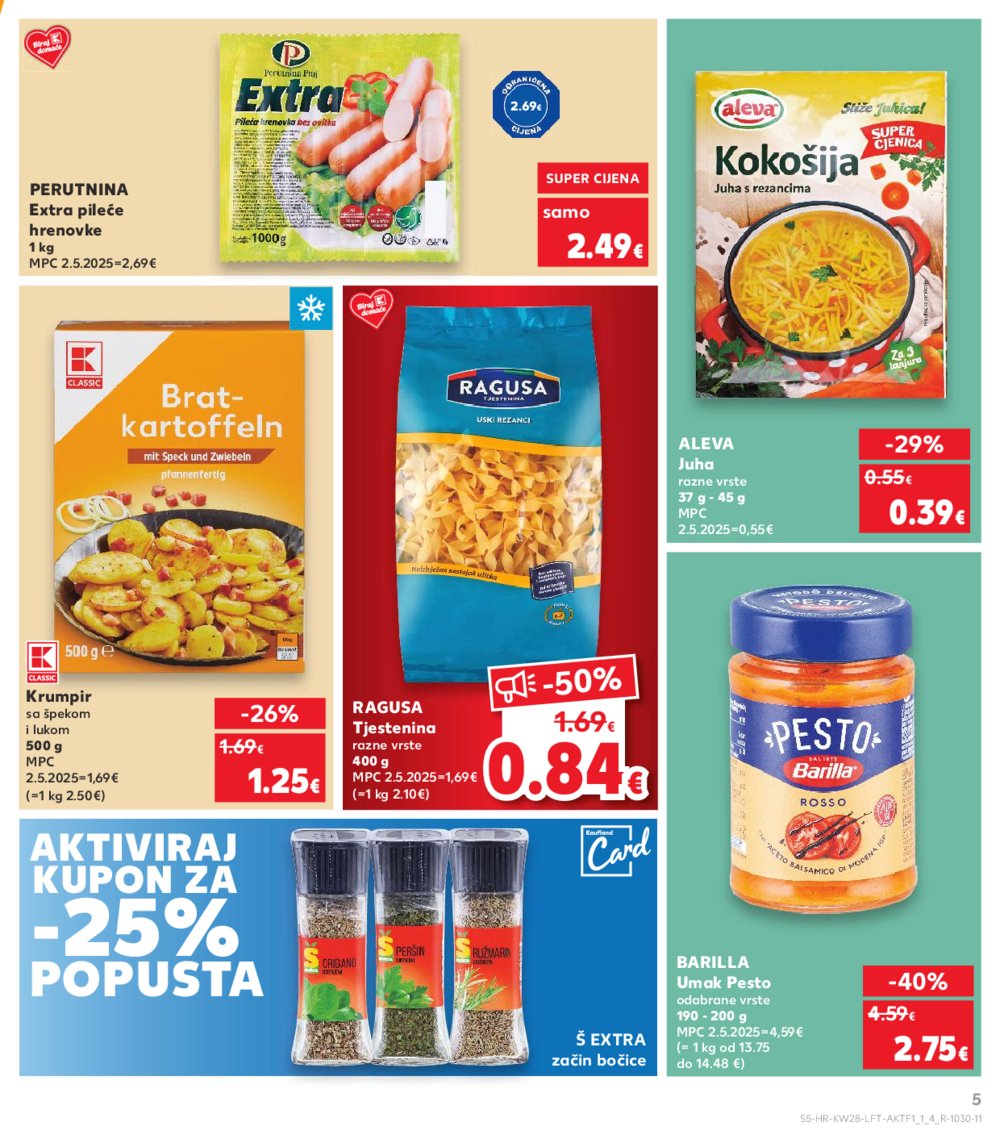 Kaufland katalog Akcija 09.07.-15.07.2025. VG, Po, Ro, Vo, Vu, DS, Ma