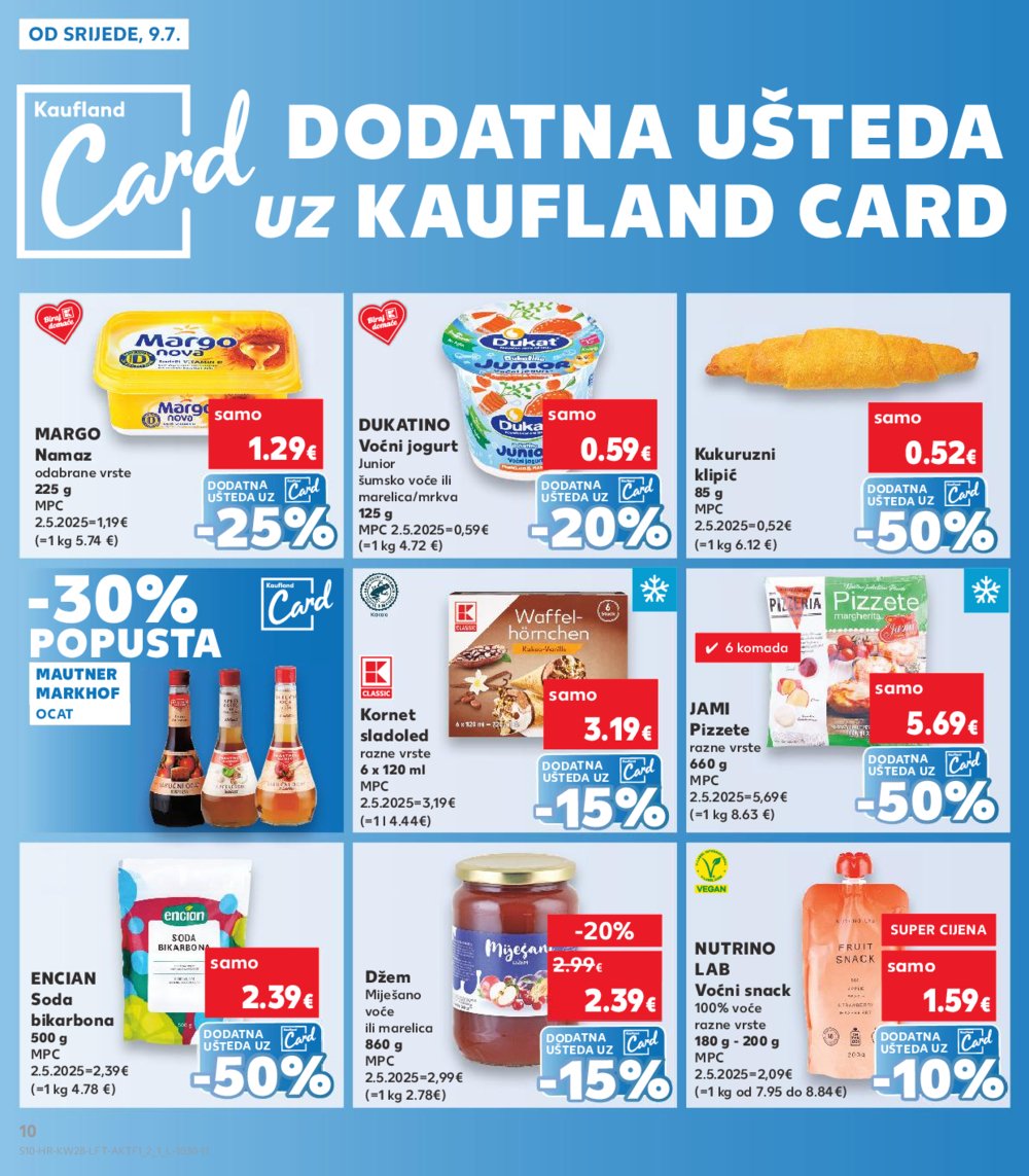 Kaufland katalog Akcija 09.07.-15.07.2025. VG, Po, Ro, Vo, Vu, DS, Ma