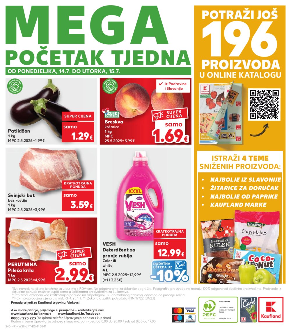 Kaufland katalog Akcija 09.07.-15.07.2025. Vinkovci