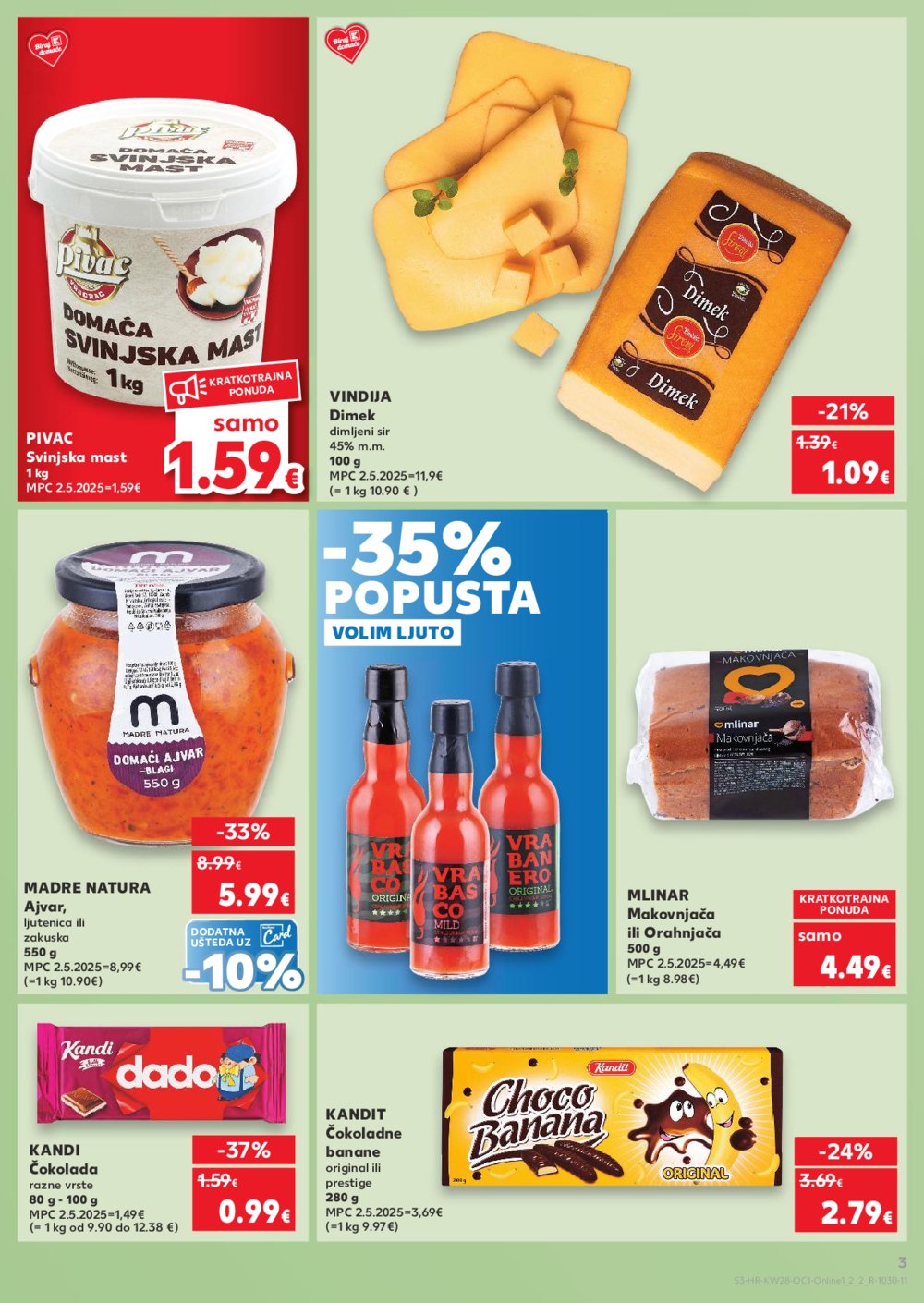 Kaufland katalog Kaufland marke 09.07.-15.07.2025. Odabrane poslovnice