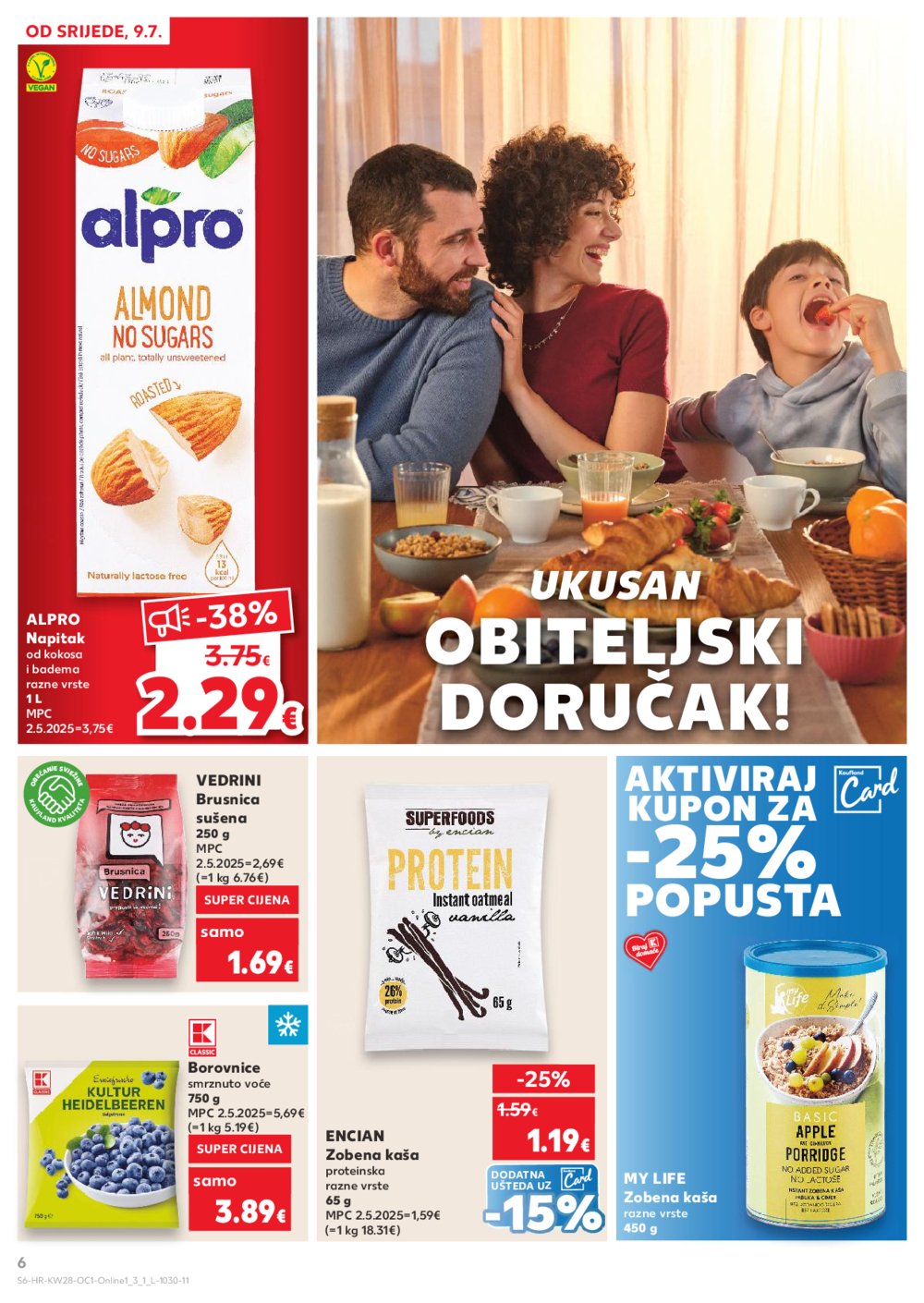 Kaufland katalog Kaufland marke 09.07.-15.07.2025. Odabrane poslovnice