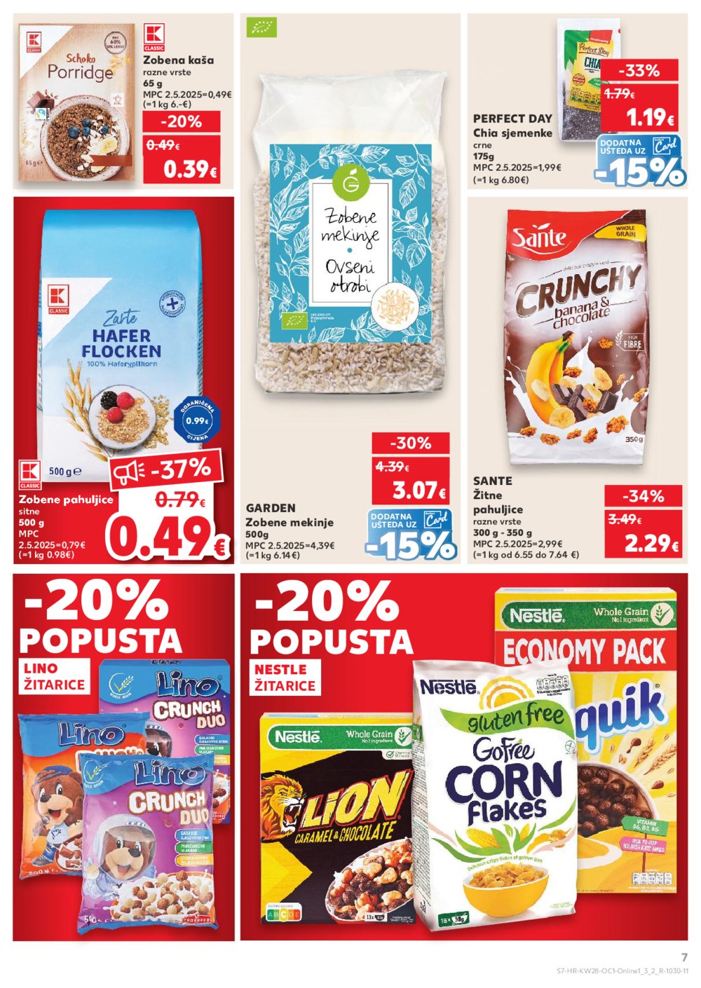 Kaufland katalog Kaufland marke 09.07.-15.07.2025. Odabrane poslovnice