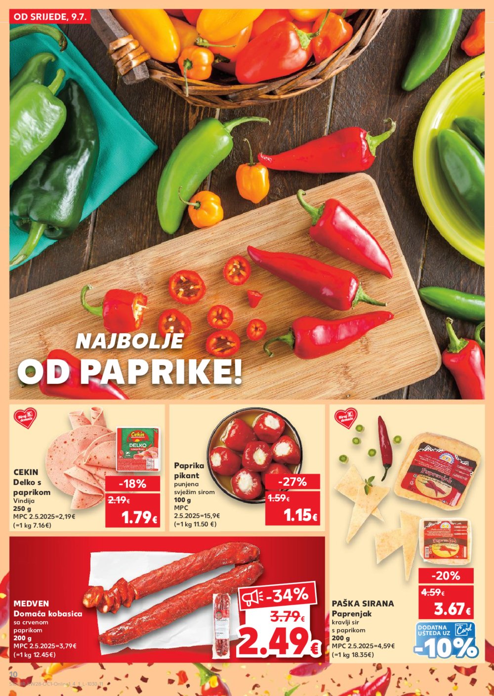Kaufland katalog Kaufland marke 09.07.-15.07.2025. Odabrane poslovnice