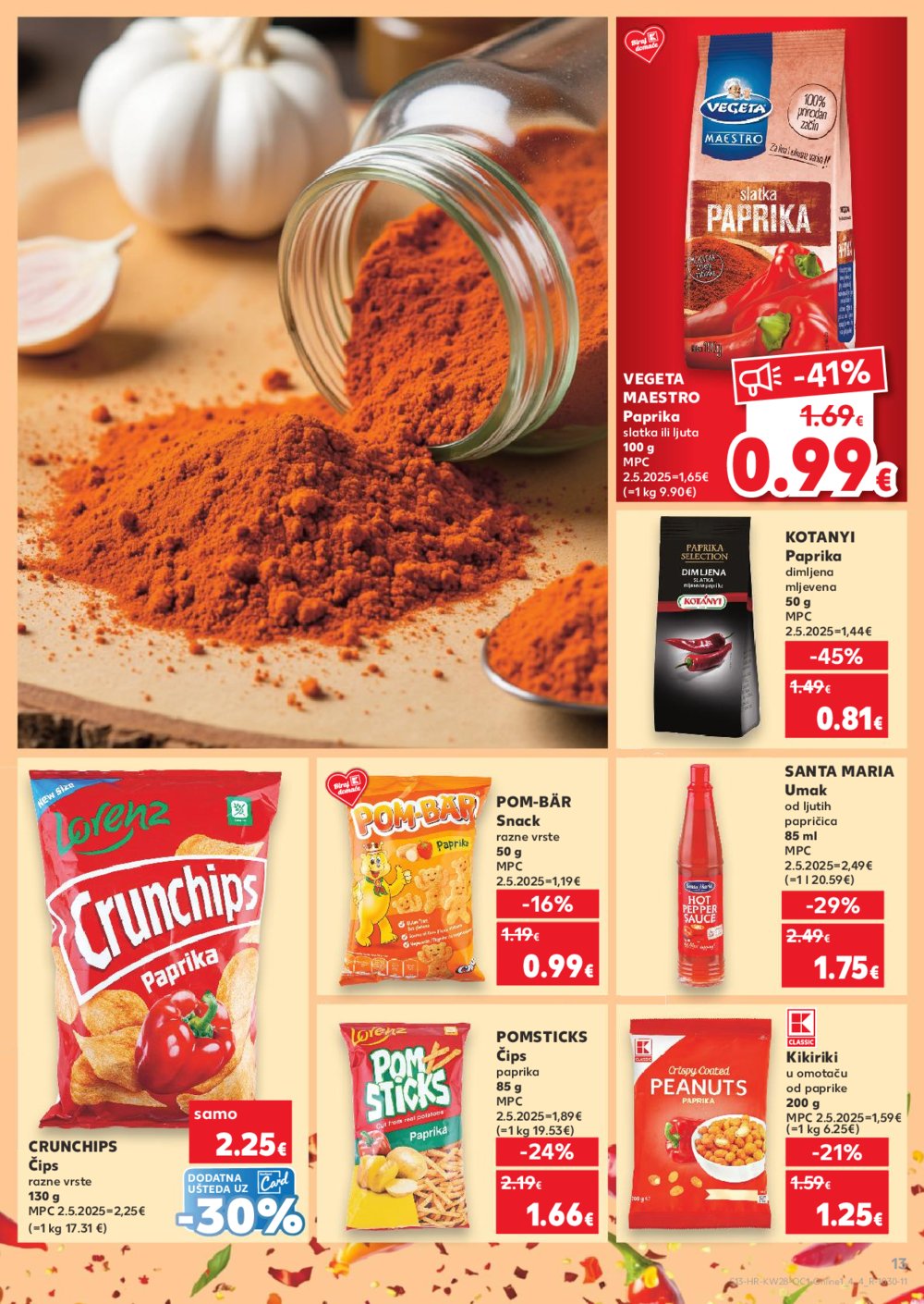 Kaufland katalog Kaufland marke 09.07.-15.07.2025. Odabrane poslovnice