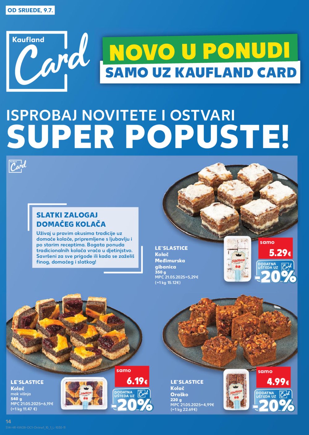 Kaufland katalog Kaufland marke 09.07.-15.07.2025. Odabrane poslovnice