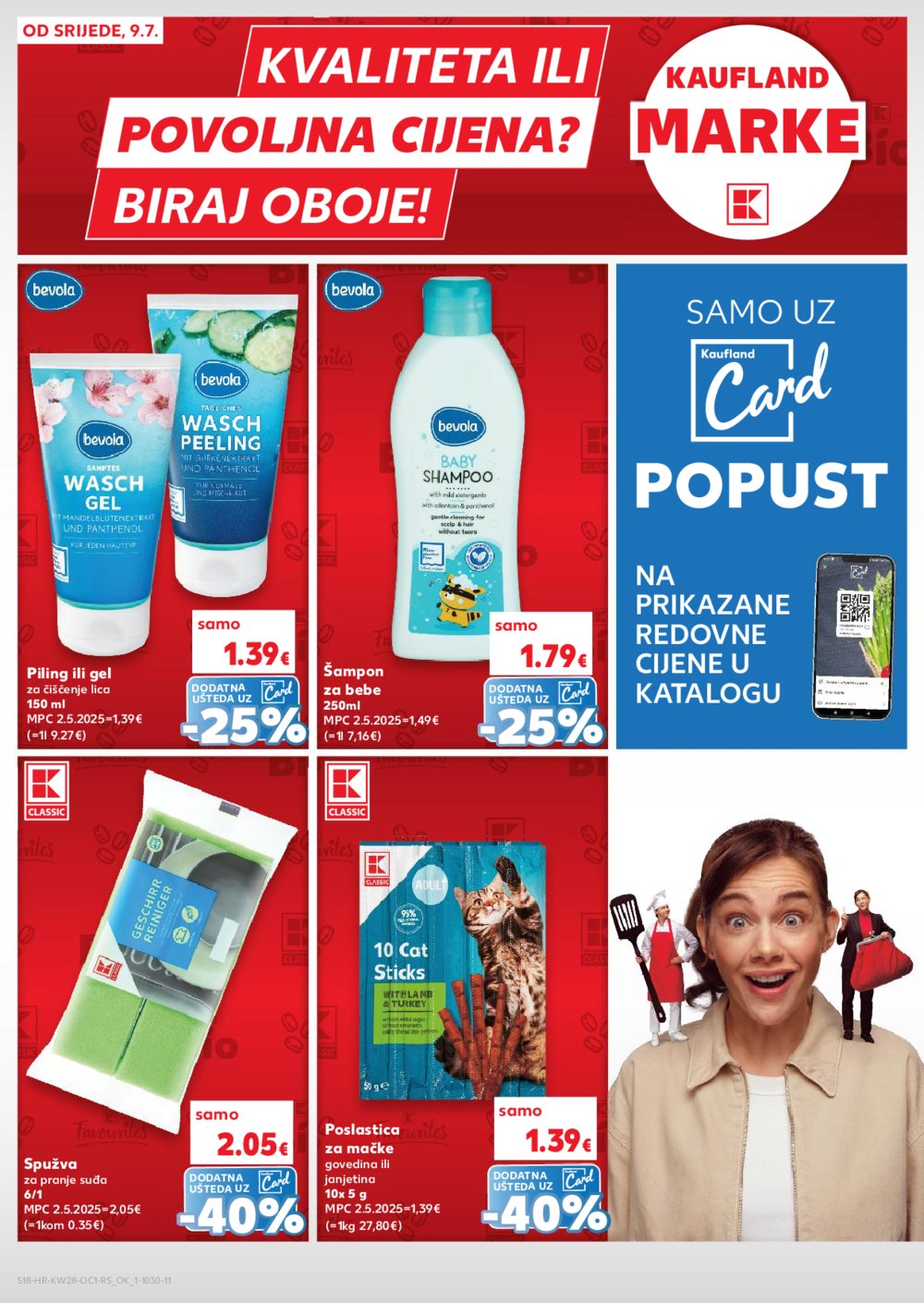 Kaufland katalog Kaufland marke 09.07.-15.07.2025. Odabrane poslovnice