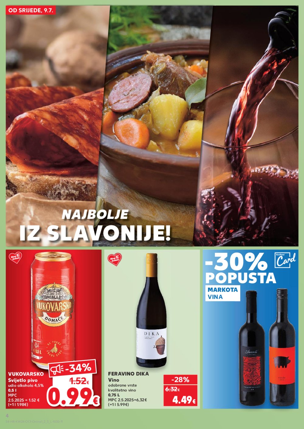 Kaufland katalog Kaufland marke 09.07.-15.07.2025. Odabrane poslovnice
