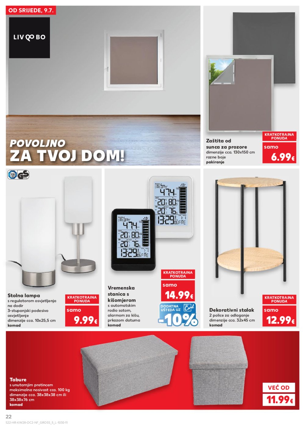 Kaufland katalog Neprehrambenih proizvoda 09.07.-15.07.2025. Odabrane poslovnice
