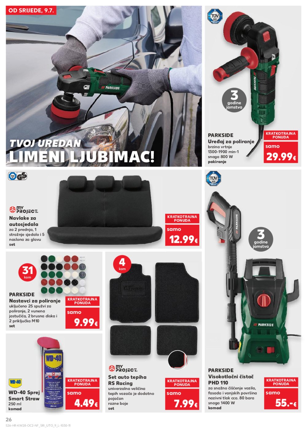 Kaufland katalog Neprehrambenih proizvoda 09.07.-15.07.2025. Odabrane poslovnice