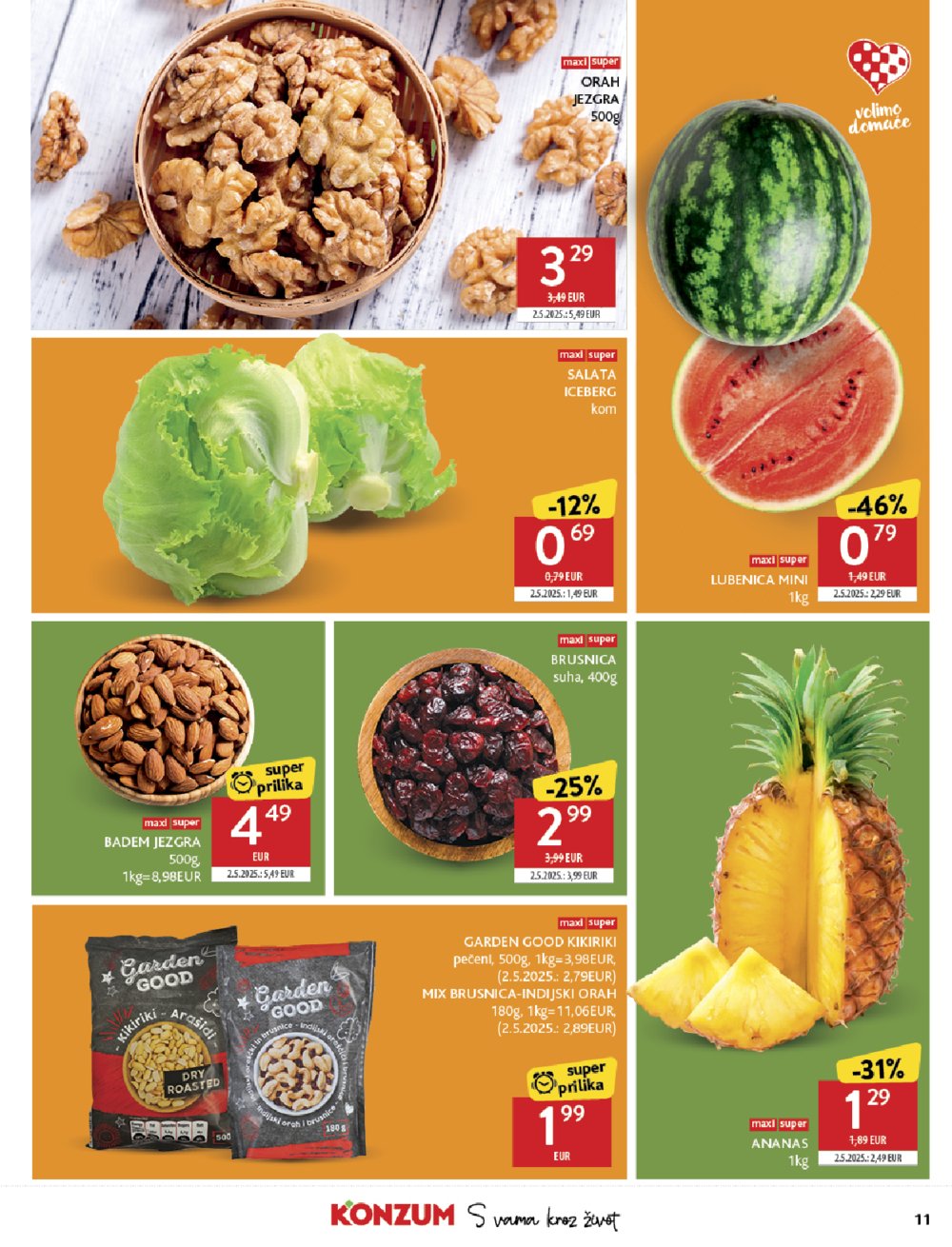 Konzum katalog Akcija 09.07. - 15.07.2025.