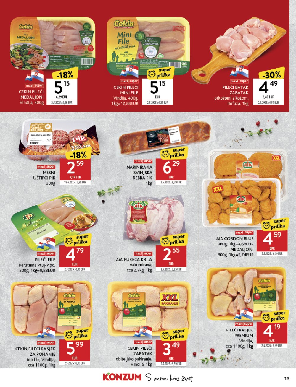 Konzum katalog Akcija 09.07. - 15.07.2025.
