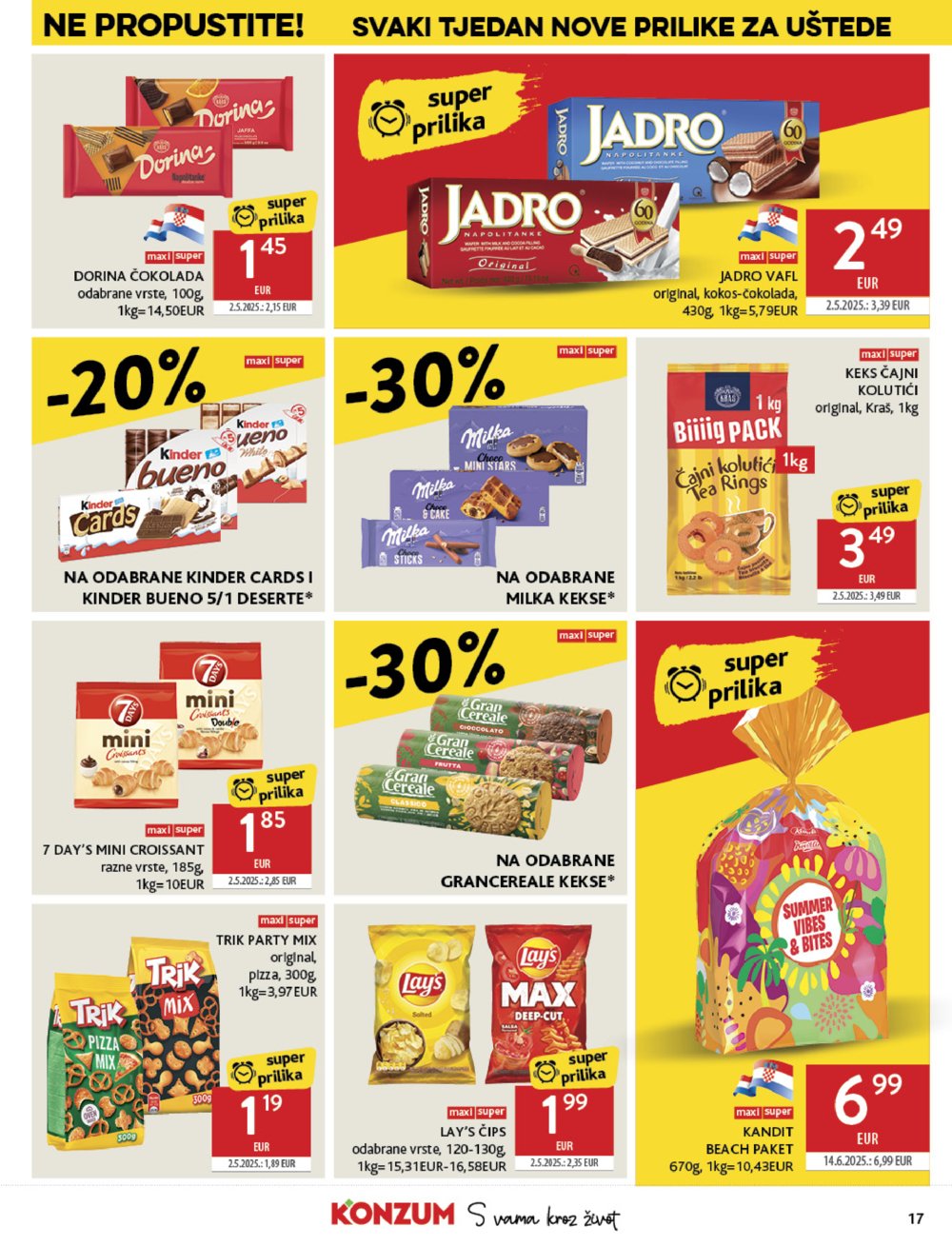 Konzum katalog Akcija 09.07. - 15.07.2025.