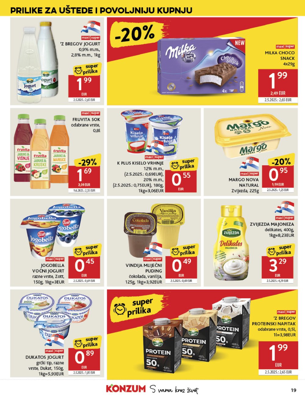 Konzum katalog Akcija 09.07. - 15.07.2025.