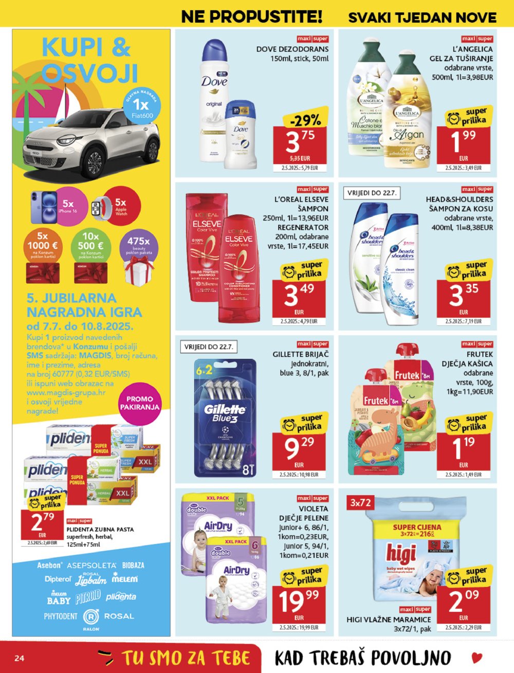 Konzum katalog Akcija 09.07. - 15.07.2025.