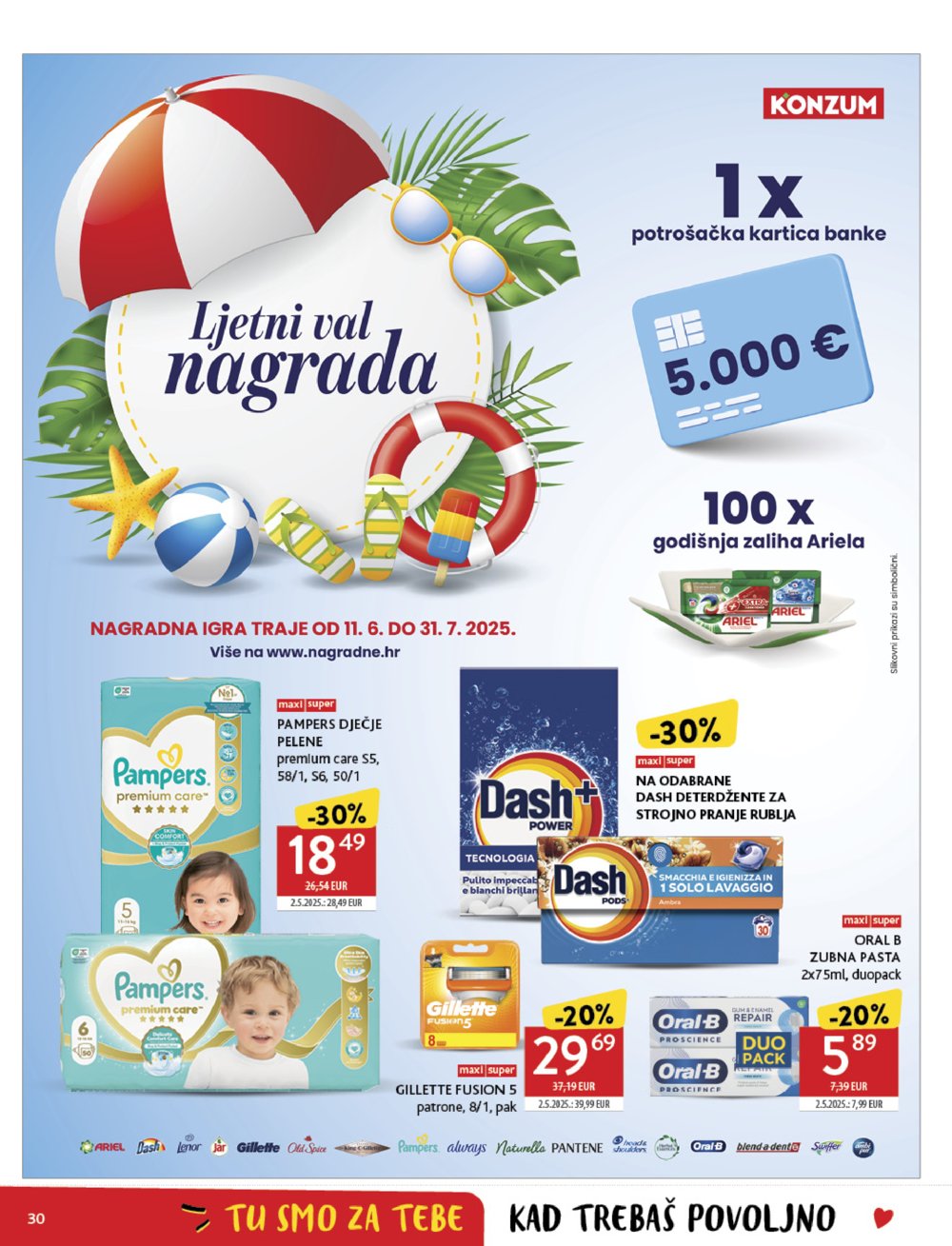 Konzum katalog Akcija 09.07. - 15.07.2025.