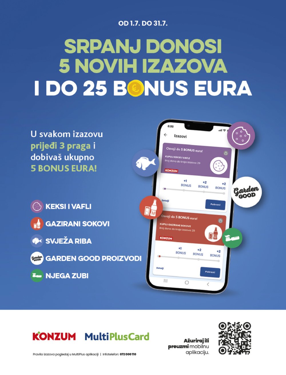 Konzum katalog Akcija 09.07. - 15.07.2025.