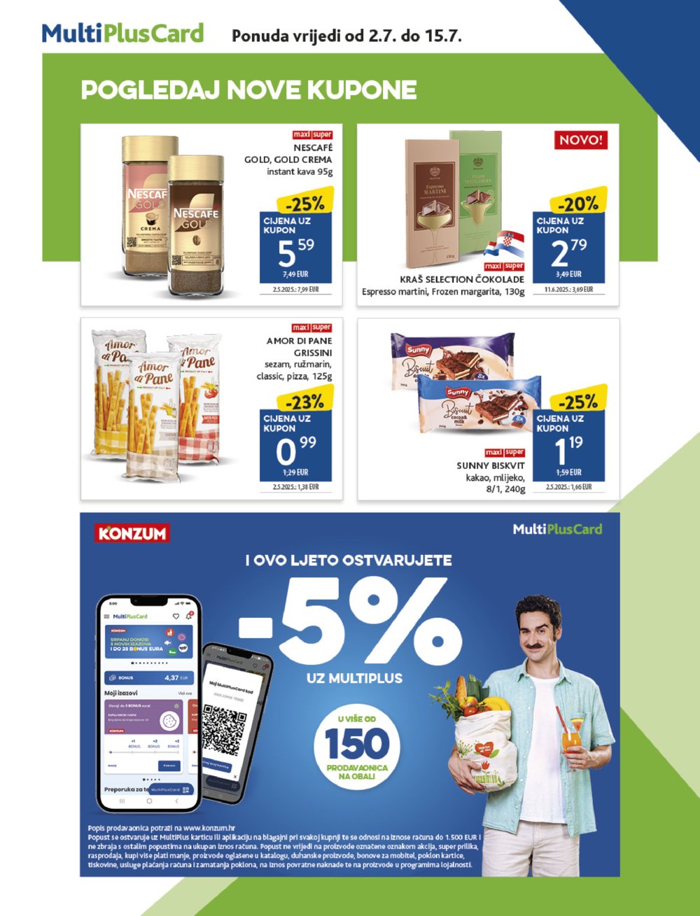 Konzum katalog Akcija 09.07. - 15.07.2025.
