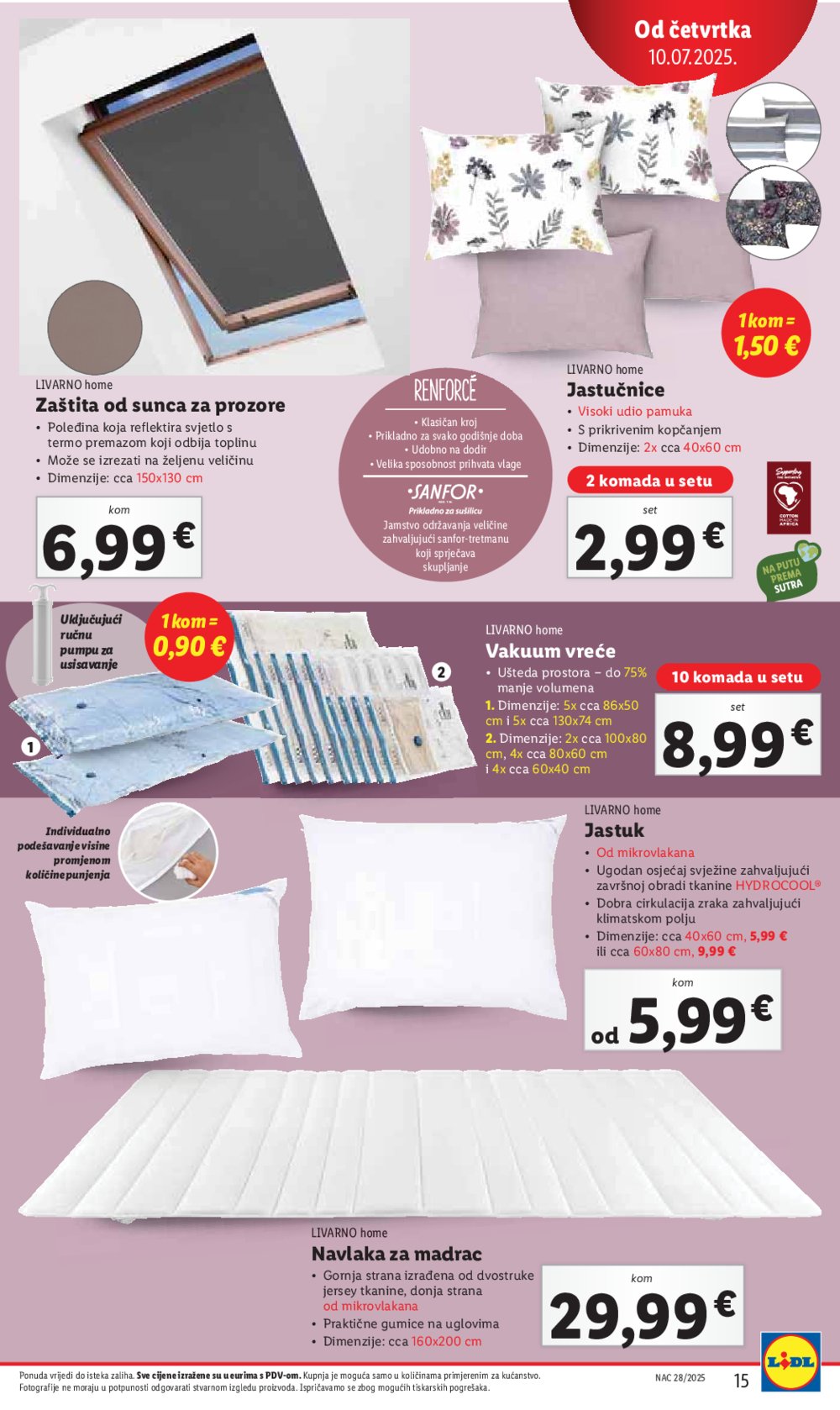 Lidl katalog Super ponuda od četvrtka 10.07.-13.07.2025.