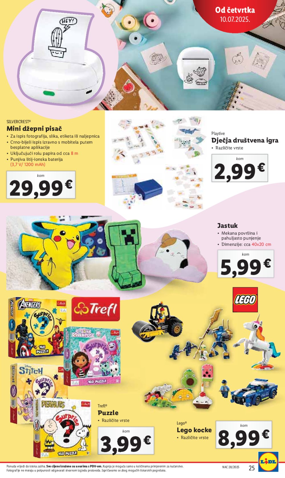 Lidl katalog Super ponuda od četvrtka 10.07.-13.07.2025.
