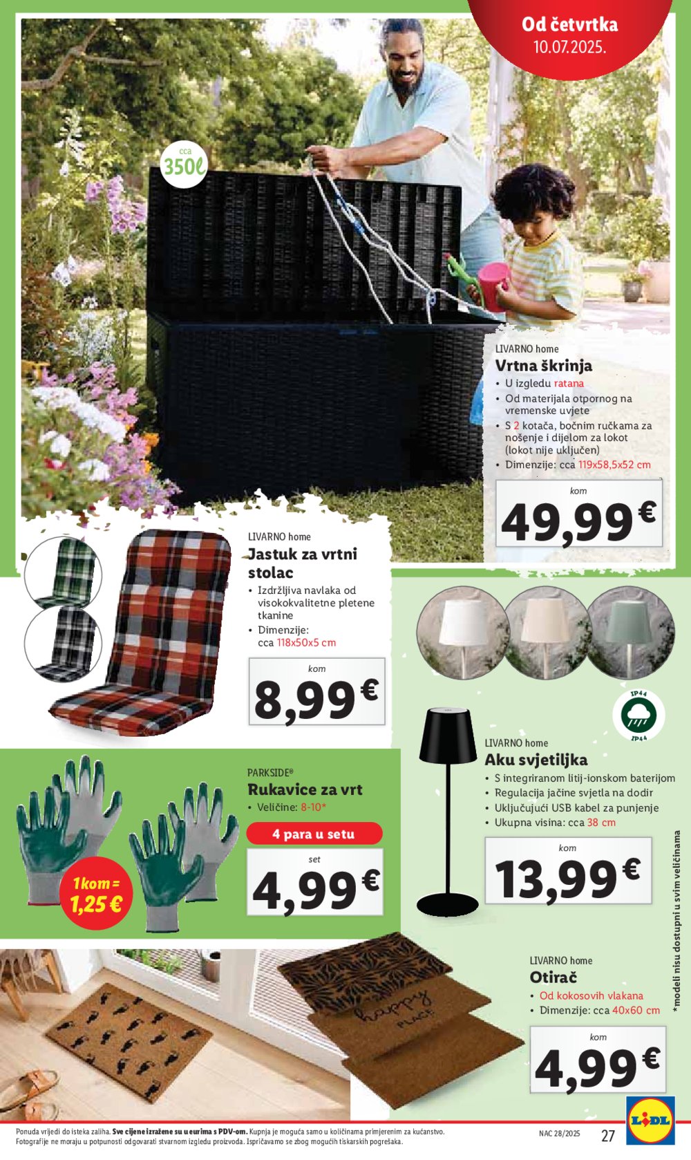 Lidl katalog Super ponuda od četvrtka 10.07.-13.07.2025.