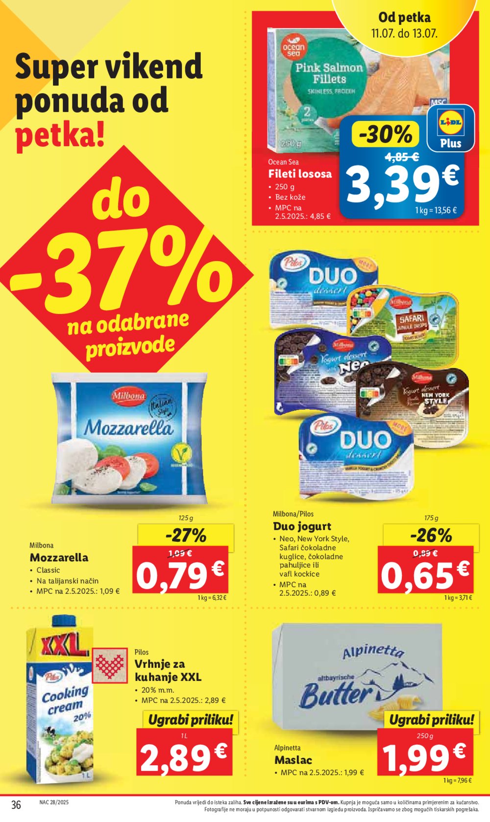 Lidl katalog Super ponuda od četvrtka 10.07.-13.07.2025.