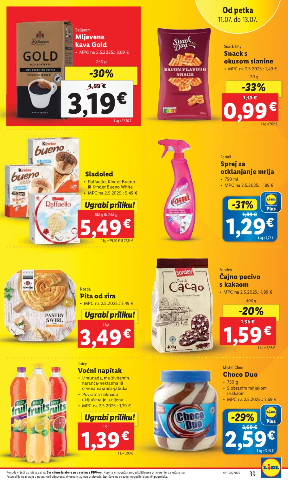 Lidl katalog Super ponuda od četvrtka 10.07.-13.07.2025.