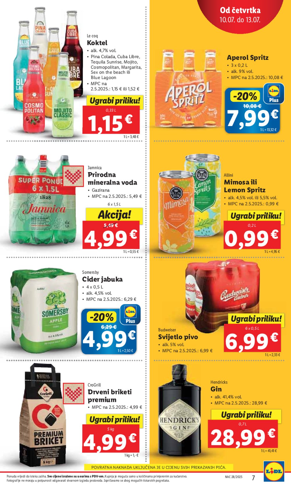 Lidl katalog Super ponuda od četvrtka 10.07.-13.07.2025.