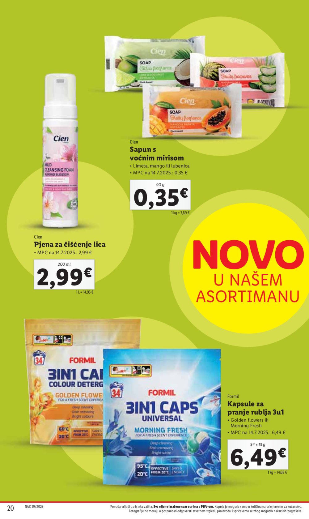 Lidl katalog Super ponuda od ponedjeljka 14.07.-20.07.2025.