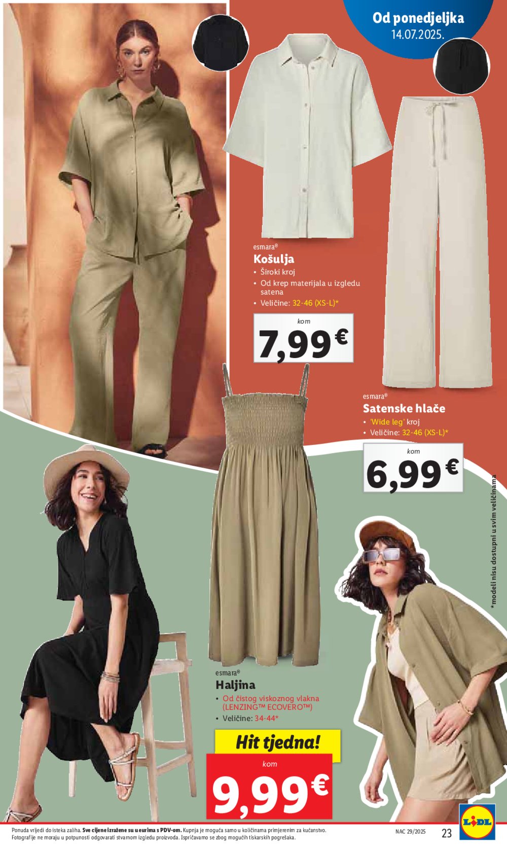 Lidl katalog Super ponuda od ponedjeljka 14.07.-20.07.2025.