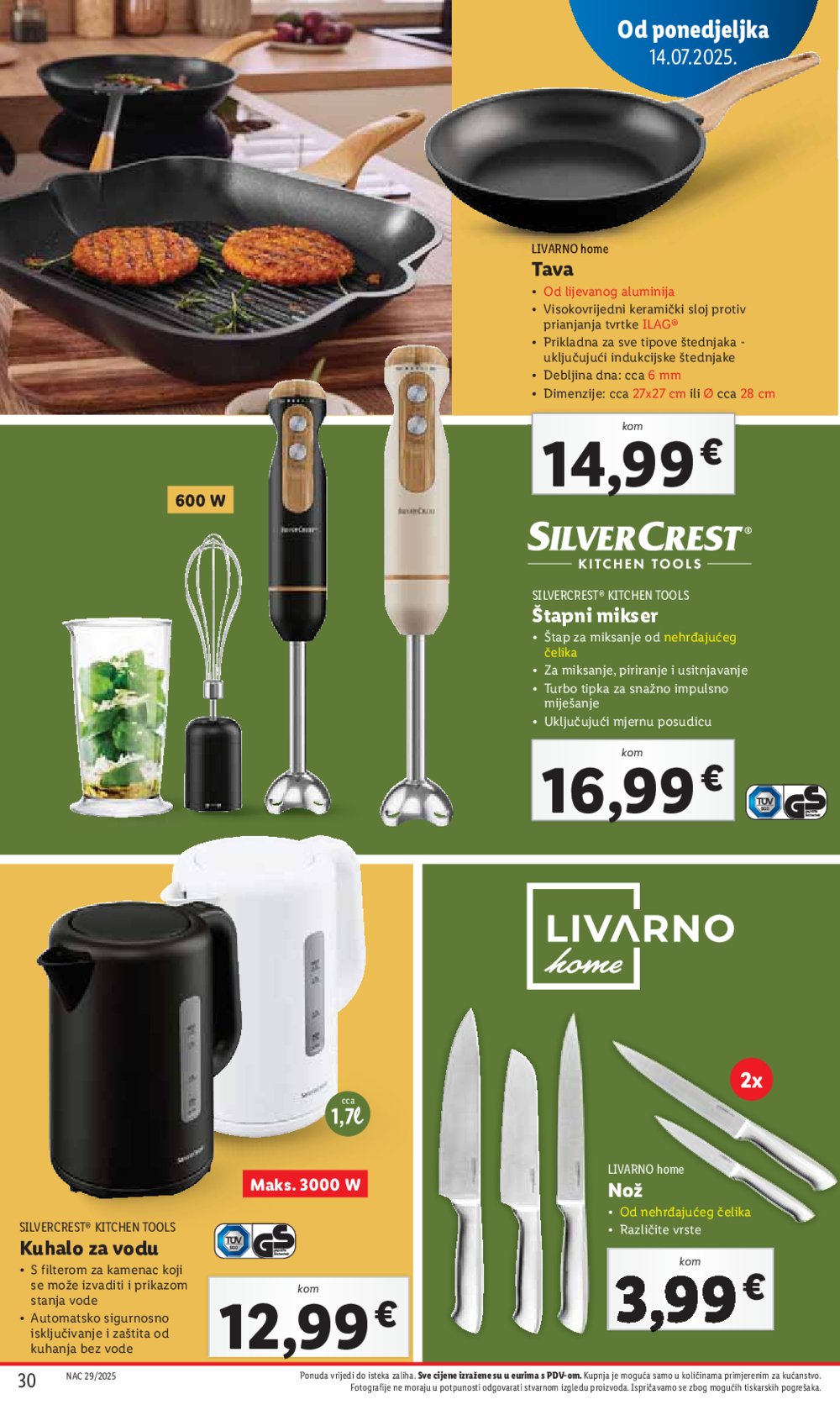 Lidl katalog Super ponuda od ponedjeljka 14.07.-20.07.2025.