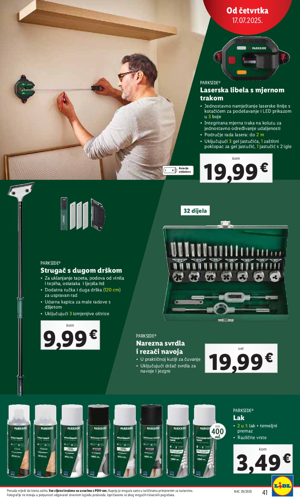 Lidl katalog Super ponuda od ponedjeljka 14.07.-20.07.2025.