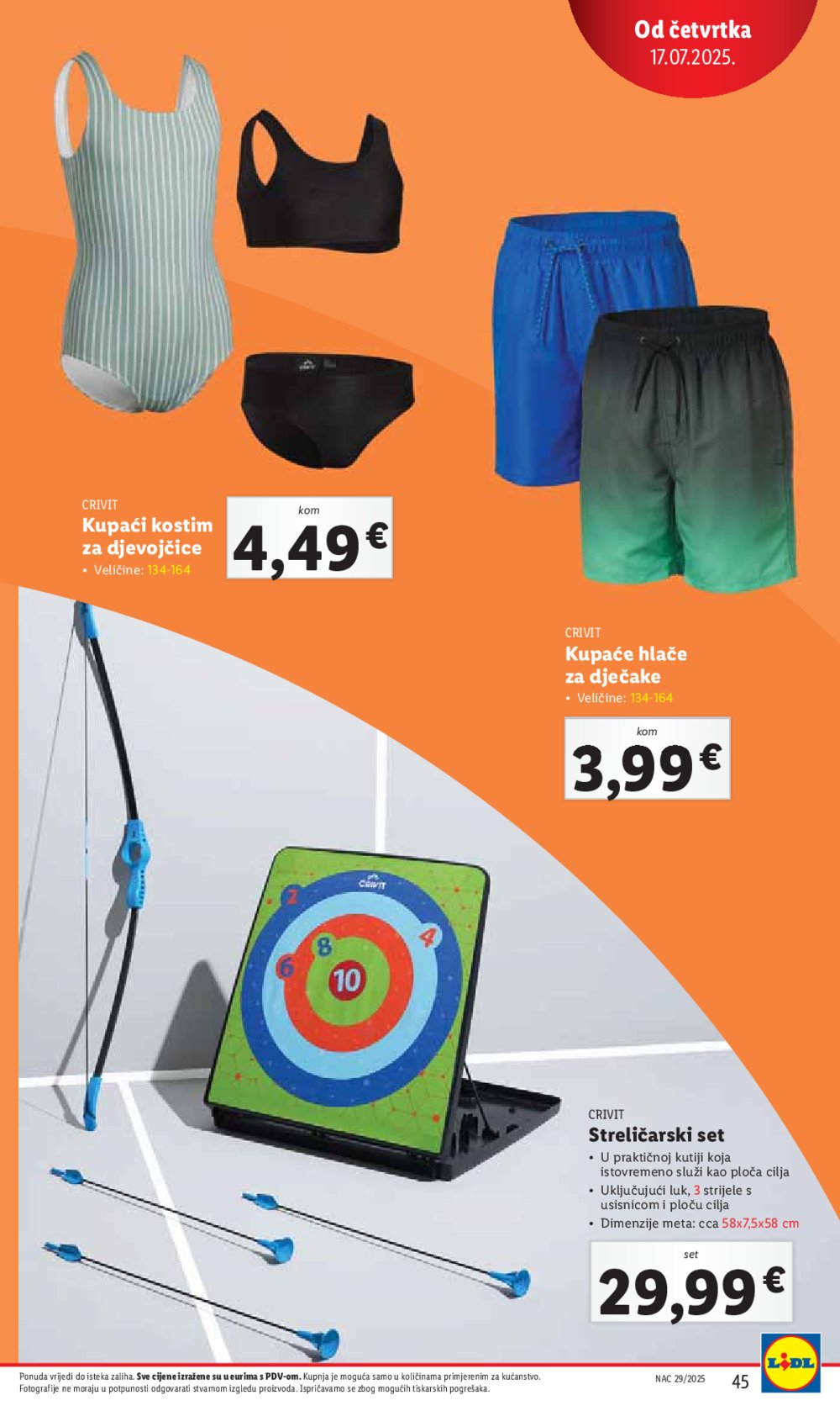 Lidl katalog Super ponuda od ponedjeljka 14.07.-20.07.2025.