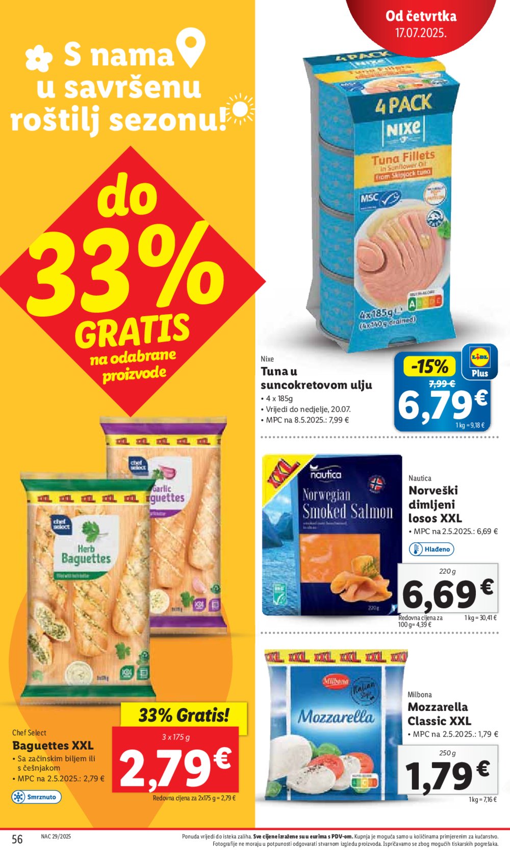 Lidl katalog Super ponuda od ponedjeljka 14.07.-20.07.2025.