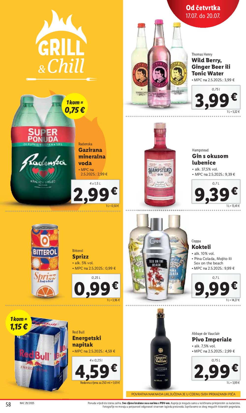 Lidl katalog Super ponuda od ponedjeljka 14.07.-20.07.2025.
