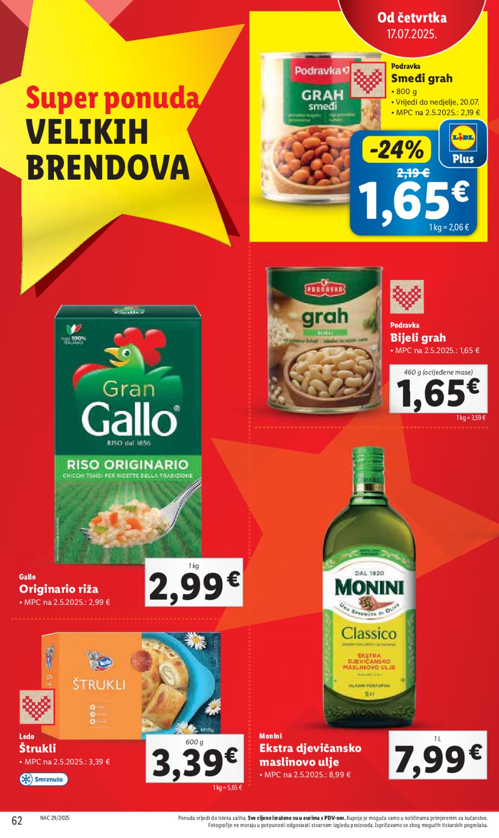 Lidl katalog Super ponuda od ponedjeljka 14.07.-20.07.2025.